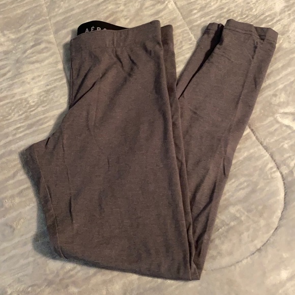 Aeropostale Large Charcoal Gray Leggings